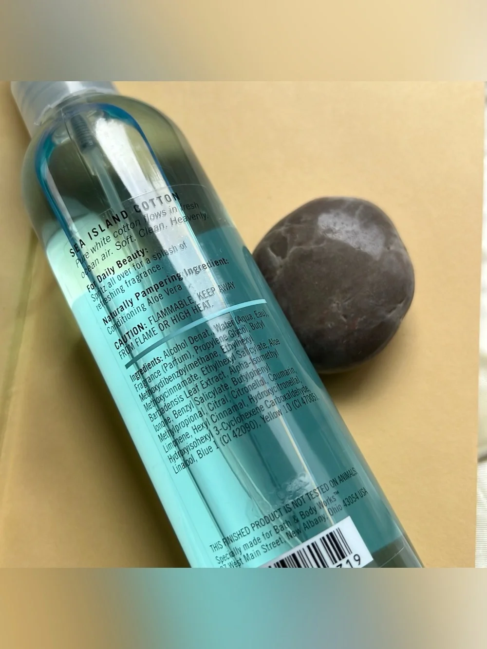 Bath & Body Works Vintage Pleasure Sea Island Cotton Body Splash Spray 8floz New
